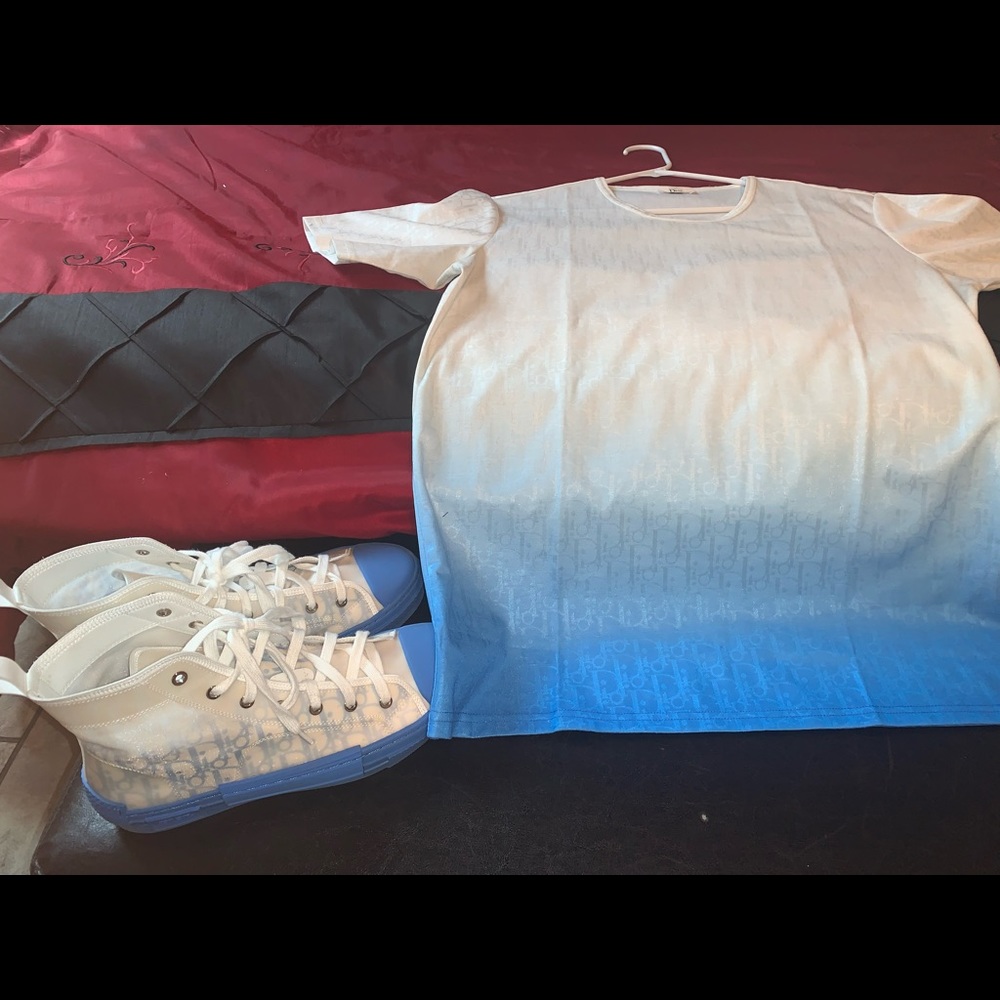Dior shoes and matching shirt - Picture 1 of 1